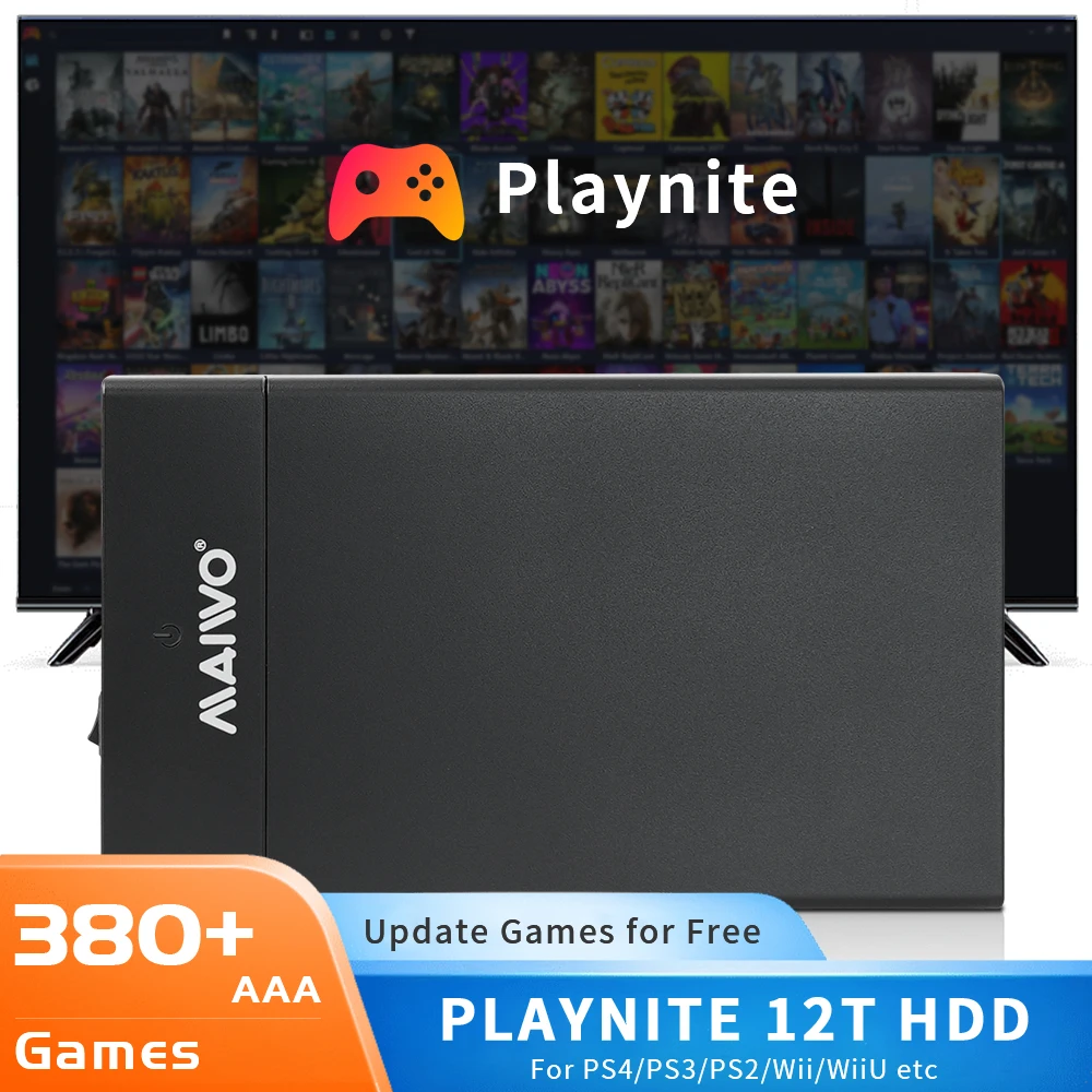 Playnite System Portable External12T Game HDD with 388 AAA Games Game Console for Windows 8.1/10/11 for PS4/PS3/PS2/WII/PS1/MAME
Playnite System Portable External12T Game HDD with 388 AAA Games Game Console for Windows 8.1/10/11 for PS4/PS3/PS2/WII/PS1/MAME