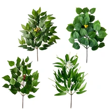 High-quality Artificial Plant Single Eucalyptus Leaf Home Interior Dining Table Vase Flower Arrangement Decoration Fake Plants
High-quality Artificial Plant Single Eucalyptus Leaf Home Interior Dining Table Vase Flower Arrangement Decoration Fake Plants