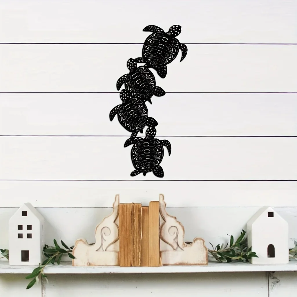 1pc Modern Wall Decor, Metal Sea Turtle Wall Decor, Living Room Bedroom Decor Sticker Mural decor metal wall hanging
1pc Modern Wall Decor, Metal Sea Turtle Wall Decor, Living Room Bedroom Decor Sticker Mural decor metal wall hanging