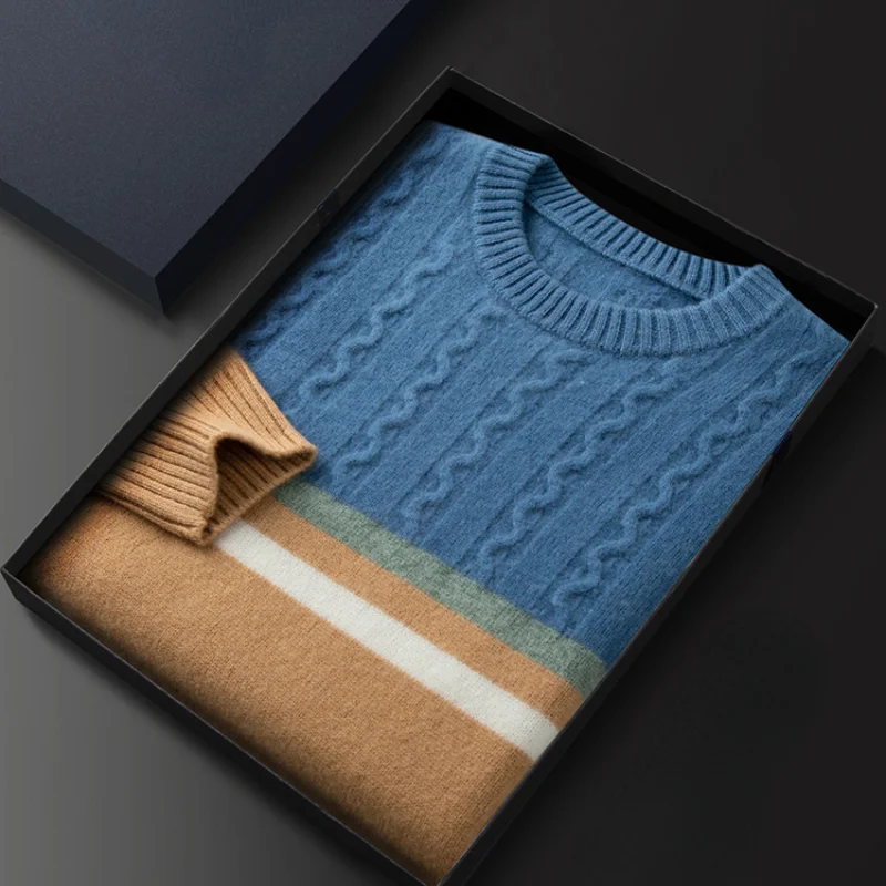 Pullover Benang Tebal Kasual Sweter Tebal Lapisan Ganda Pria Kasmir 100% Jacquard Bergaris Musim Gugur Musim Dingin Ukuran
Pullover Benang Tebal Kasual Sweter Tebal Lapisan Ganda Pria Kasmir 100% Jacquard Bergaris Musim Gugur Musim Dingin Ukuran
