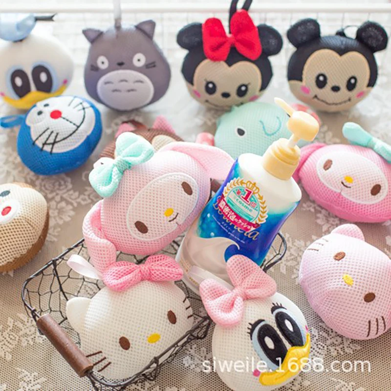 Kawaii Sanrio Hello Kitty Melody Bath Flower Cartoon Cute Shower Ball Back Bubble Ball Rubbing Ball Bathing Supplies Doll
Kawaii Sanrio Hello Kitty Melody Bath Flower Cartoon Cute Shower Ball Back Bubble Ball Rubbing Ball Bathing Supplies Doll