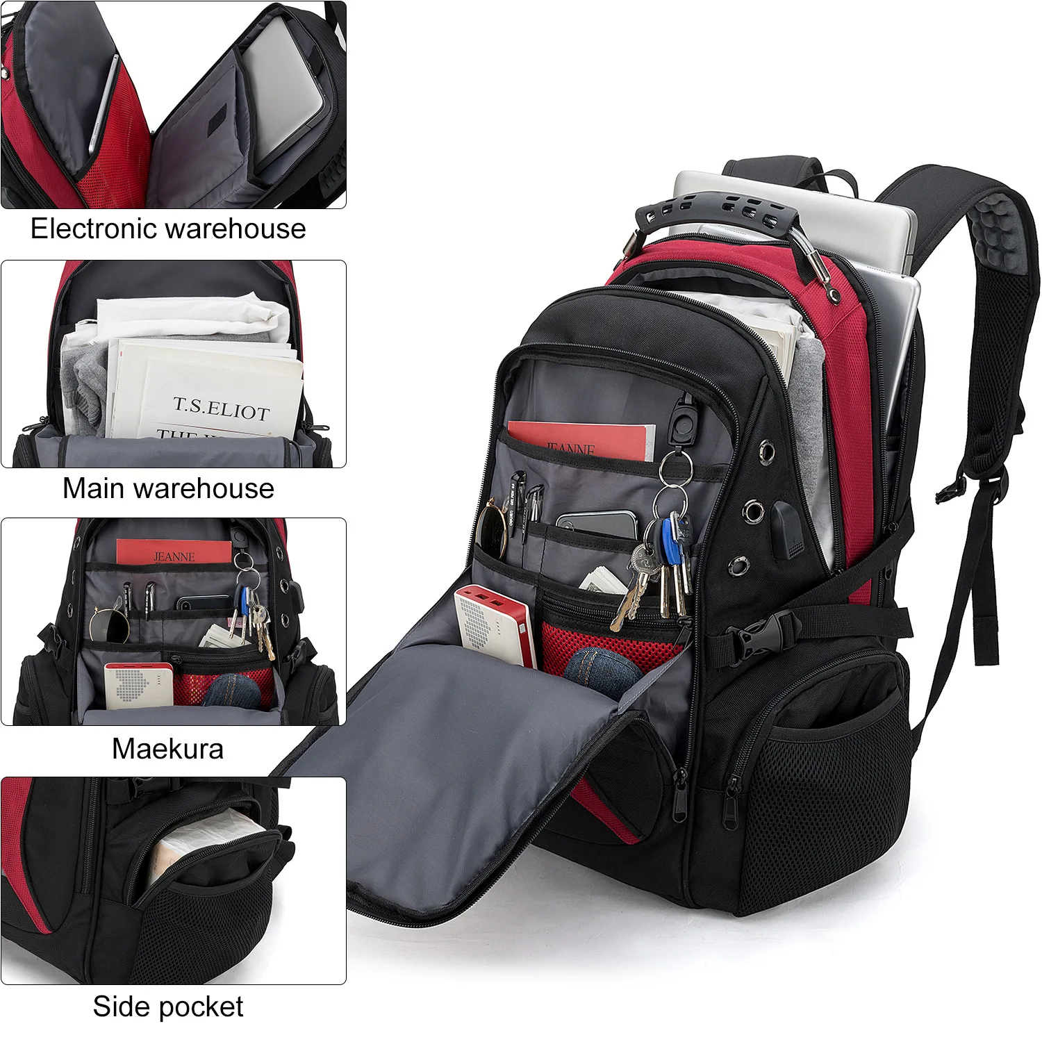 Men's RFID Anti Theft 15.6 Inch Laptop Backpack Multifunction Waterproof Notebook Bag Sports Travel Backpack Bag Pack for Male
Men's RFID Anti Theft 15.6 Inch Laptop Backpack Multifunction Waterproof Notebook Bag Sports Travel Backpack Bag Pack for Male