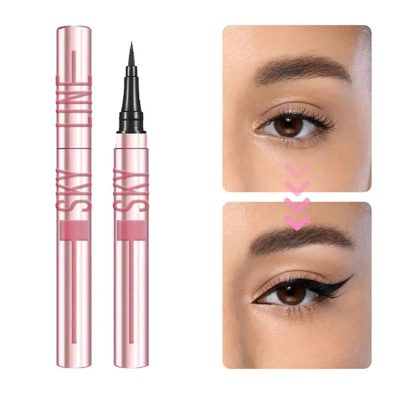 Liquid Eyeliner Waterproof Liquid Eye Pencil Ultra-Fine Brush Tip Black Liquid Eyeliner Eye Makeup Product Long-Lasting Makeup
Liquid Eyeliner Waterproof Liquid Eye Pencil Ultra-Fine Brush Tip Black Liquid Eyeliner Eye Makeup Product Long-Lasting Makeup