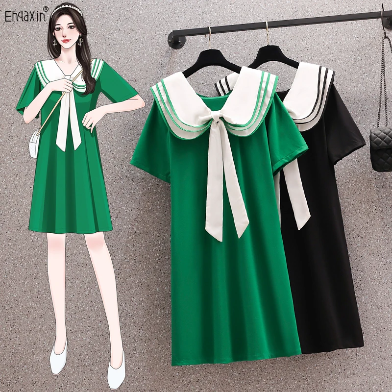 EHQAXIN Summer Women's Dress Fashion 2023 New Simple Doll Neck Korean Panel Casual Short Sleeve Ruffle Loose Dresses M-4XL
EHQAXIN Summer Women's Dress Fashion 2023 New Simple Doll Neck Korean Panel Casual Short Sleeve Ruffle Loose Dresses M-4XL