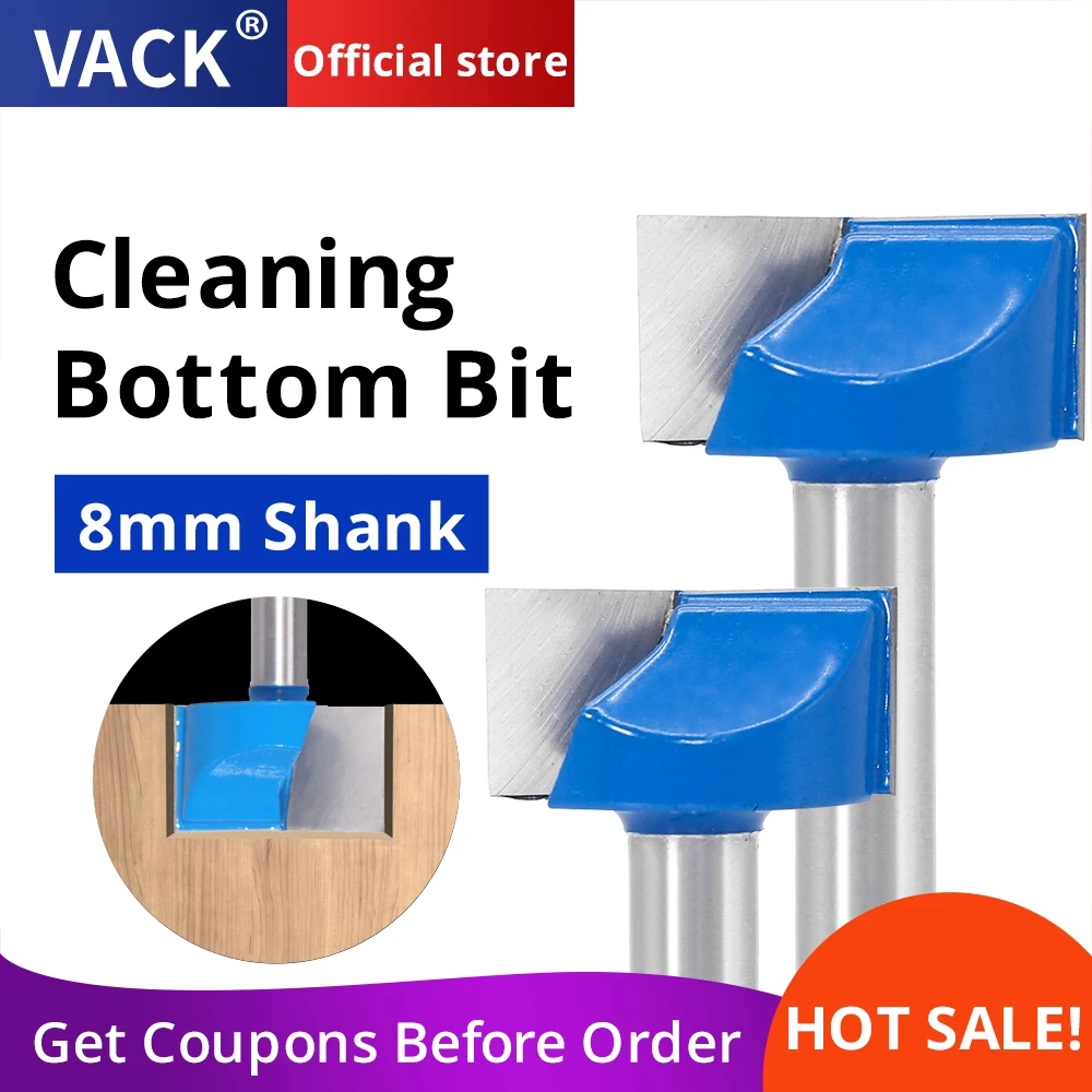 VACK 8mm Shank T Slot Cleaning Bottom End Mill CNC Engraving Router Bit Solid Carbide Milling Cutter Woodworking Tools 10mm-32mm
VACK 8mm Shank T Slot Cleaning Bottom End Mill CNC Engraving Router Bit Solid Carbide Milling Cutter Woodworking Tools 10mm-32mm