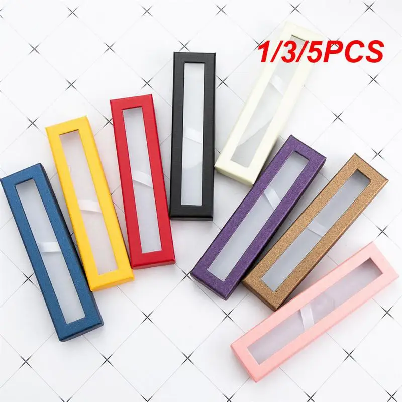 

Simple Pen Box Innovative Design Transparent Fashionable Interior Texture Delicate Simple Design Carton Pencil Case
