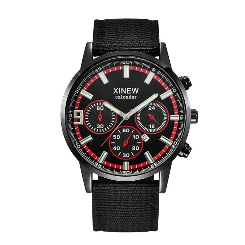 

Original XINEW Brand Cheap Watches For Men Students Fashion Nylon Band Military Sports Date Quartz Watch Relogio Masculino 2024