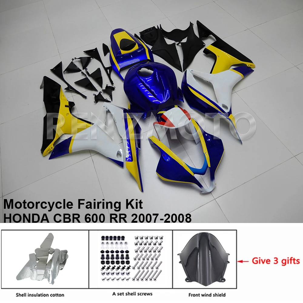 Motorcycle Fairing Kit For HONDA CBR600RR 2007-2008 CBR 600RR High Quality Plastic Guard Plate Accessories Shell H0607-1004b
Motorcycle Fairing Kit For HONDA CBR600RR 2007-2008 CBR 600RR High Quality Plastic Guard Plate Accessories Shell H0607-1004b