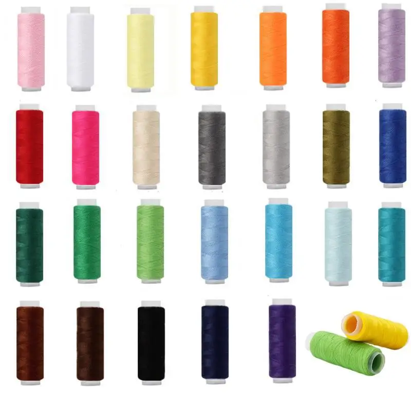 130meter Polyster Hand Sewing Thread 402 High Tenacity Machine Embroidery Sewing Threads Craft Patch Sewing Supplies 26 Colors
130meter Polyster Hand Sewing Thread 402 High Tenacity Machine Embroidery Sewing Threads Craft Patch Sewing Supplies 26 Colors