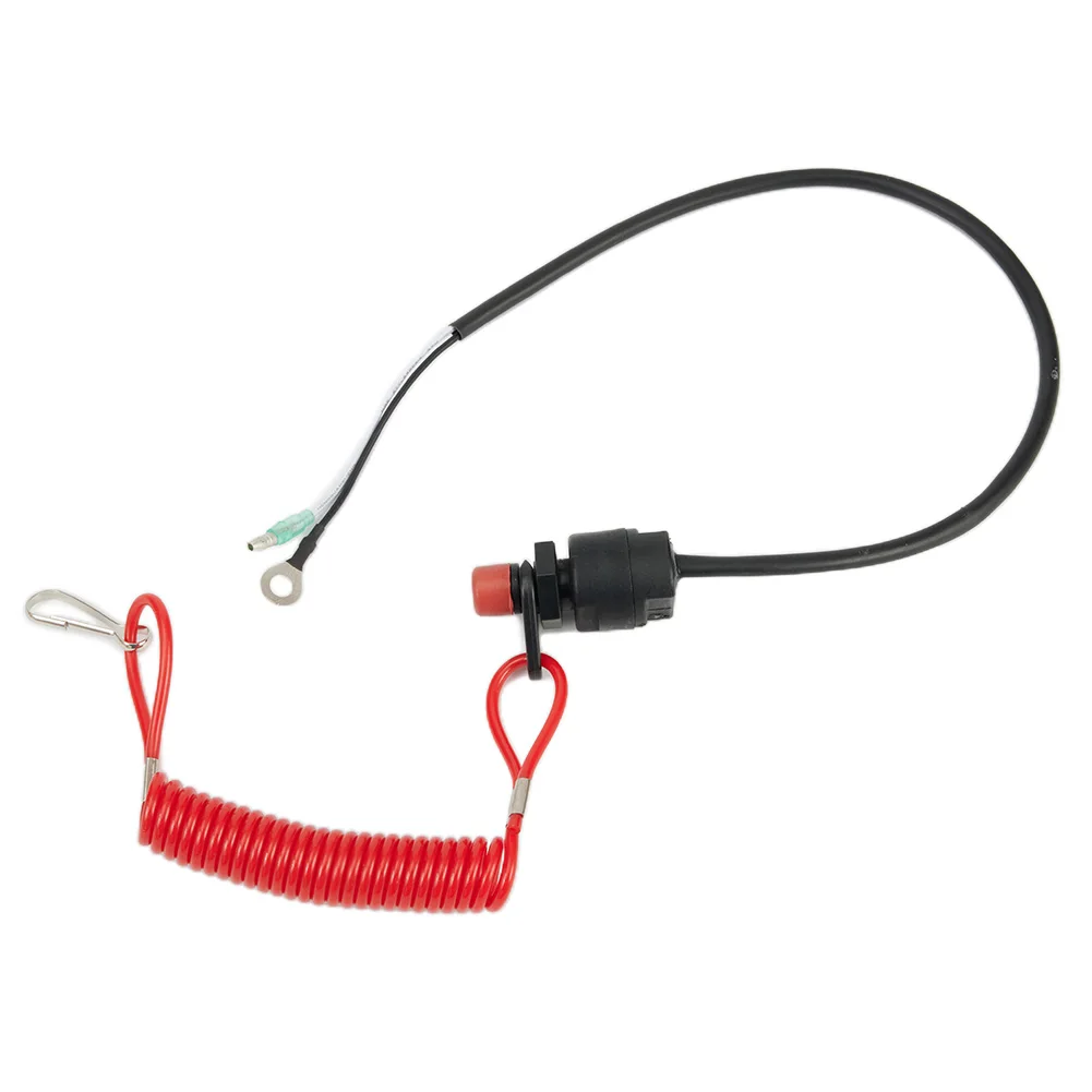 1x Boat Outboard Engine Motor Kill Stop Switch With Safety Lanyard Clip Universal For Most Outboard-engine Motors TPU & Nylon
1x Boat Outboard Engine Motor Kill Stop Switch With Safety Lanyard Clip Universal For Most Outboard-engine Motors TPU & Nylon