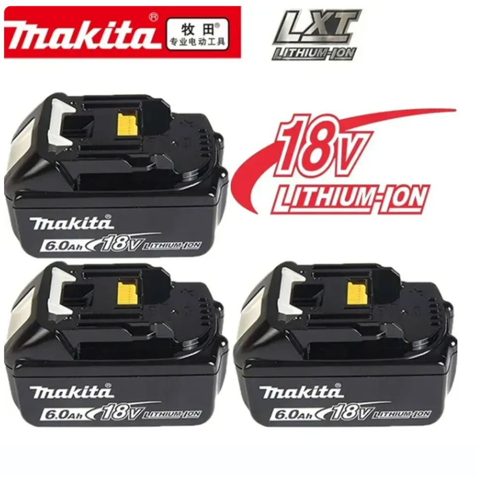 

Makita Original Lithium ion Rechargeable Battery 18V 6000mAh 18v 6.0Ah drill Replacement Battery BL1860 BL1830 BL1850 BL1860B