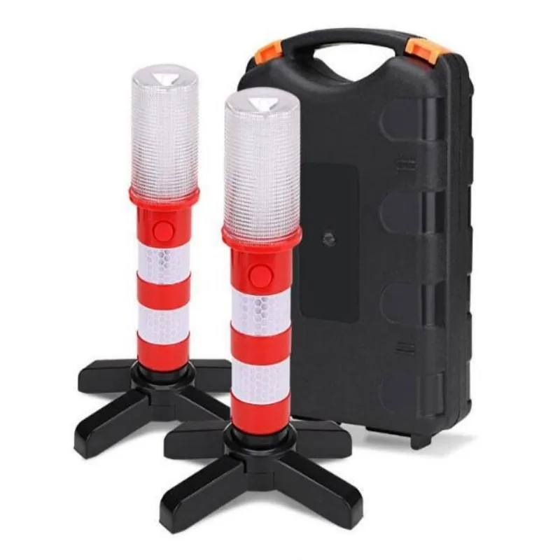 2pcs Warning Light Magnetic Flashlight Emergency Roadside Flares Telescopic Baton Beacon Safety Strobe Light Signal Alert Lamps
2pcs Warning Light Magnetic Flashlight Emergency Roadside Flares Telescopic Baton Beacon Safety Strobe Light Signal Alert Lamps