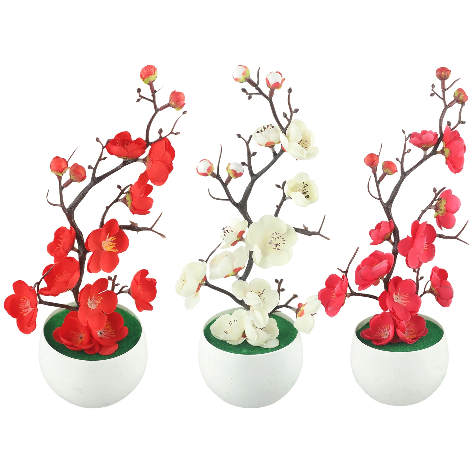 1pc Plastic Artificial Potted Plants Simulated Plum Blossom Bonsai Fake Plants Home Decor Office Decor Desktop Decor 30cmx11cm
1pc Plastic Artificial Potted Plants Simulated Plum Blossom Bonsai Fake Plants Home Decor Office Decor Desktop Decor 30cmx11cm