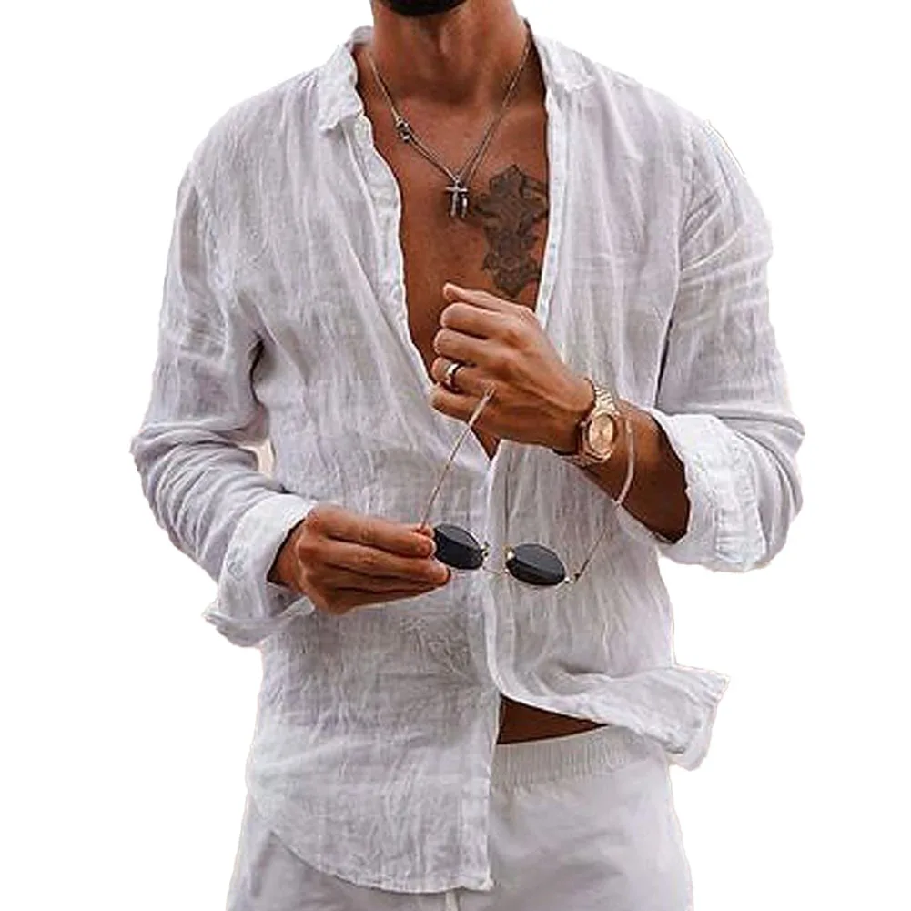 Mens Shirts Stay Cool and Comfortable with this Men's Cotton Linen Blend Shirt Perfect for Daily and Office Wear
Mens Shirts Stay Cool and Comfortable with this Men's Cotton Linen Blend Shirt Perfect for Daily and Office Wear