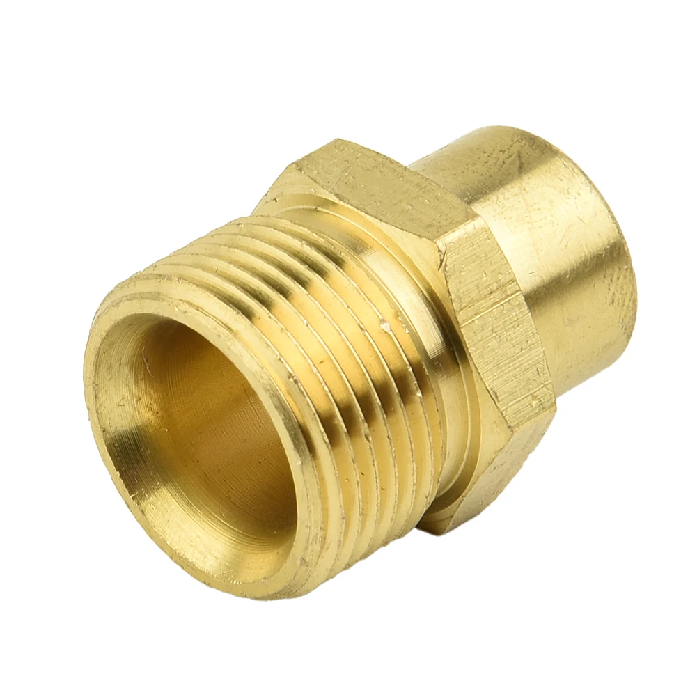 Accessories Outdoor Brass Adapter Tool Parts Fittings M22 X 1/4" NPT Female Plug Quick Connection Pressure Washer
Accessories Outdoor Brass Adapter Tool Parts Fittings M22 X 1/4" NPT Female Plug Quick Connection Pressure Washer
