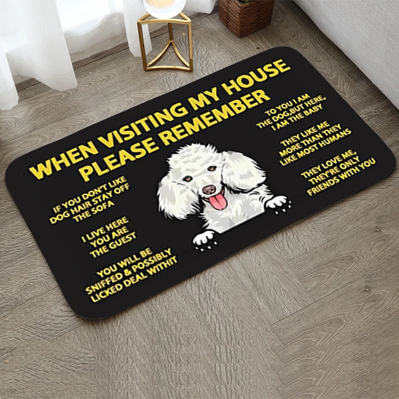 

Dog Room Mats Bathroom Mat Kitchen Carpet Balcony Rug Foot Rugs Bath House Entrance Door Hallway Floor Home Welcome Non-slip