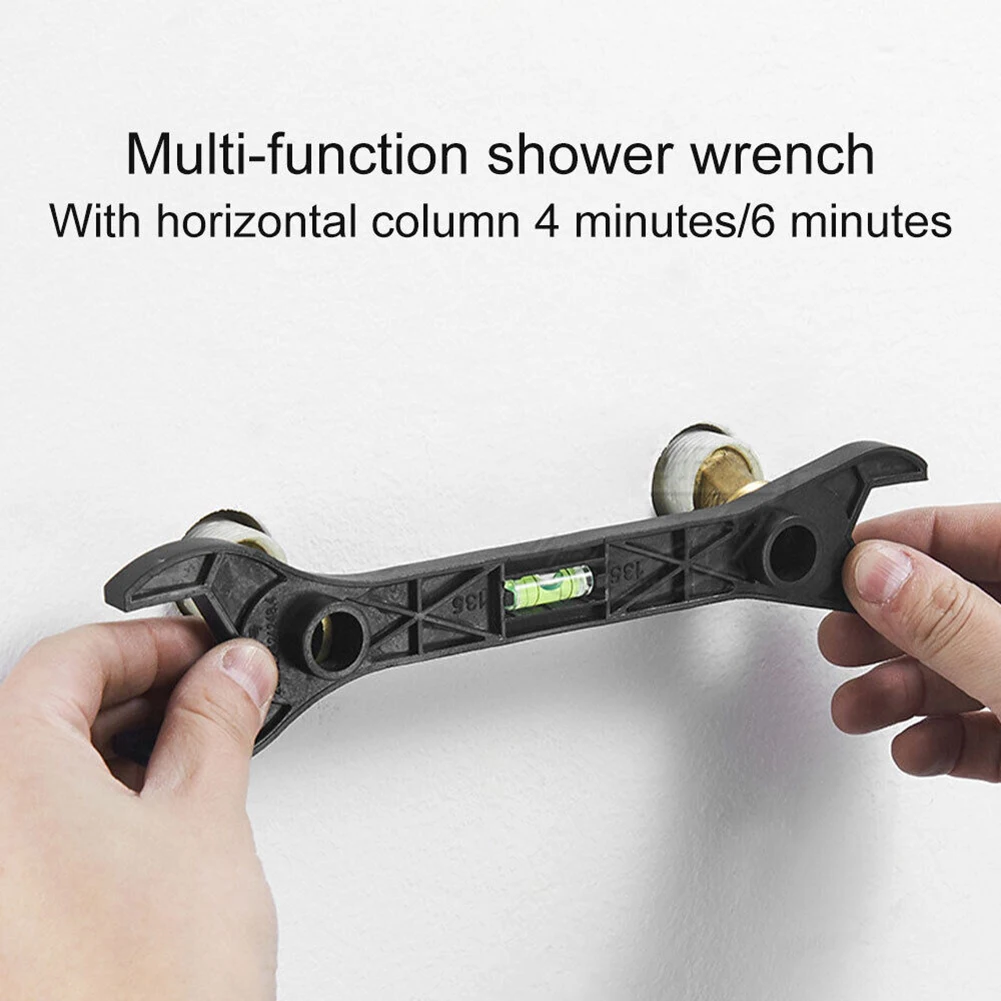 Accessory Shower Wrench =with Spirit Level Curved Foot Level For Personal DIY For Positioning Home Use Multi Purpose
Accessory Shower Wrench =with Spirit Level Curved Foot Level For Personal DIY For Positioning Home Use Multi Purpose