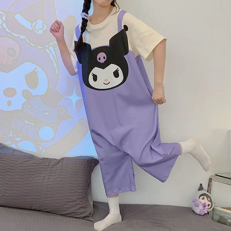 Sanrio Pajamas Sleep Jumpsuit Kuromi Cinnamoroll Pochacco Short-Sleeved Pregnant Women Dress Sleeping Dress Loose Cute Home Wear
Sanrio Pajamas Sleep Jumpsuit Kuromi Cinnamoroll Pochacco Short-Sleeved Pregnant Women Dress Sleeping Dress Loose Cute Home Wear