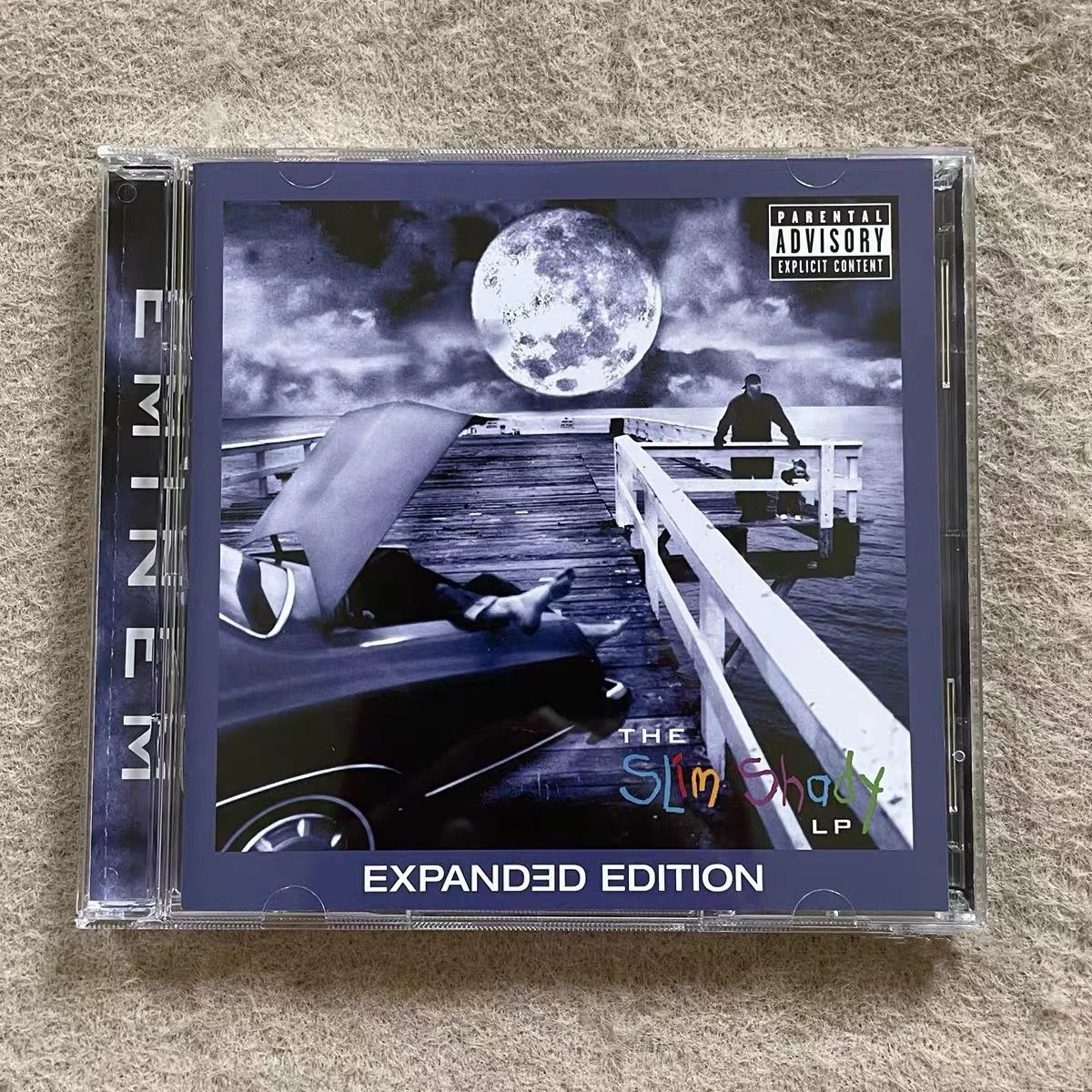 

Retro Eminem Music CD The Slim Shady LP Album Compact Disc Cosplay CD Car Walkman Play Songs Party Music Collection Gifts Prop
