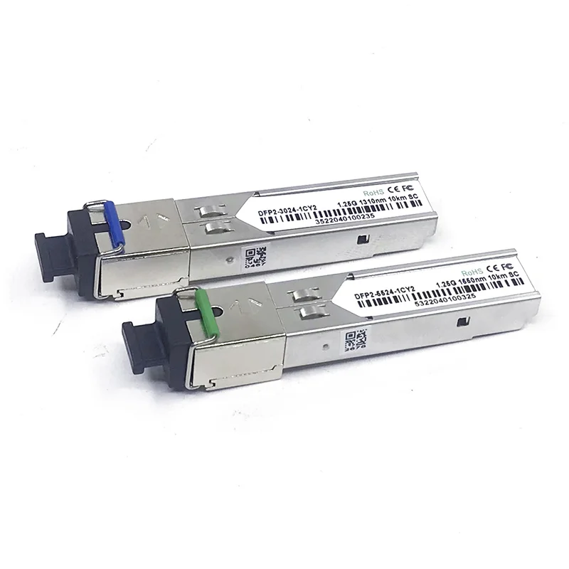2PCS 1 pair 1.25G 10km SFP Optic Transceiver 1550/1310nm SC single fiber Module For OLT/ Switch
2PCS 1 pair 1.25G 10km SFP Optic Transceiver 1550/1310nm SC single fiber Module For OLT/ Switch