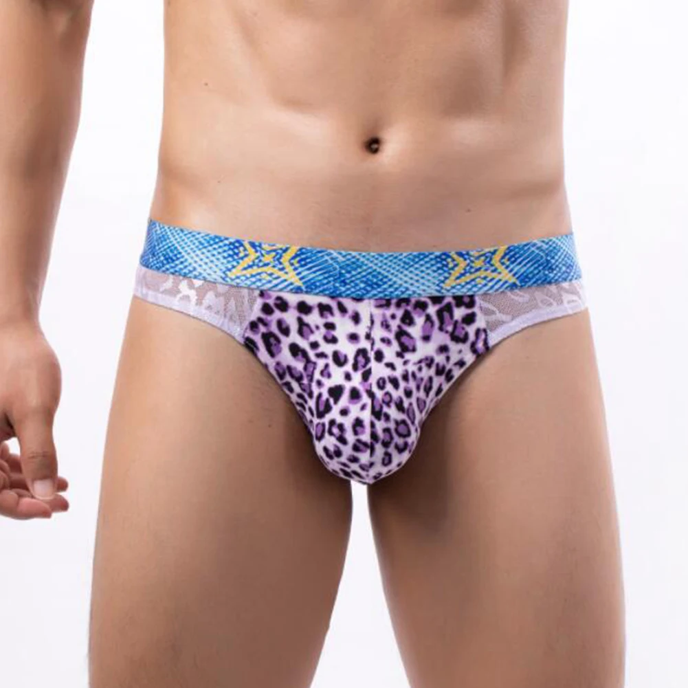 Men Sexy Leopard Briefs Bulge Pouch Underwear T-back Thongs Male Printed Underpants Low Waist Panties Man Bikini Trunks G-String
Men Sexy Leopard Briefs Bulge Pouch Underwear T-back Thongs Male Printed Underpants Low Waist Panties Man Bikini Trunks G-String