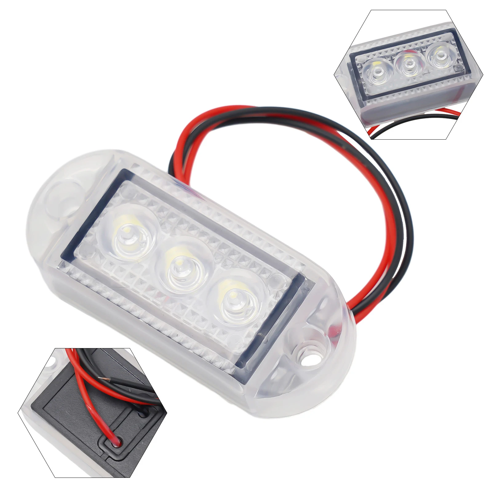 1Pc DC 12-24V Led Side Marker Lights Truck Accessories Trailer Caravan Side Clearance Lamp Led Lorry Grille Light Waterproof
1Pc DC 12-24V Led Side Marker Lights Truck Accessories Trailer Caravan Side Clearance Lamp Led Lorry Grille Light Waterproof