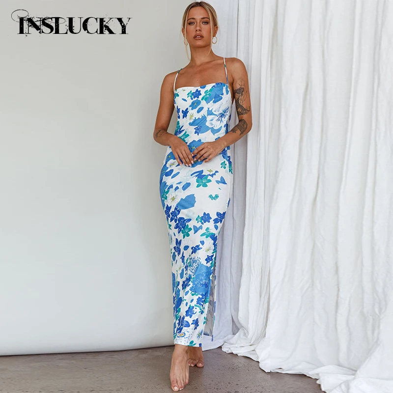 InsLucky Sexy Backless Lace-Up Midi Dress For Women Blue Floral Print Folds Strapless Bohemian Dresses Office Lady Aesthetic
InsLucky Sexy Backless Lace-Up Midi Dress For Women Blue Floral Print Folds Strapless Bohemian Dresses Office Lady Aesthetic
