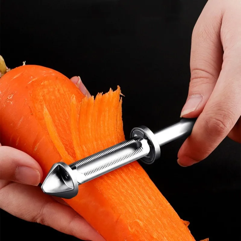 

304 Stainless Steel Peeler Kitchen Accessories Kitchen Multi-functional Potato Fruit Peeling Plane Grater Gadgets Tools Dining