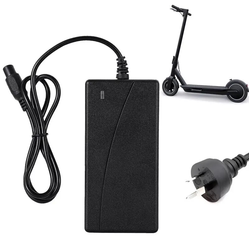 Electric Scooter Fast Charger 42V Power Adapter For Scooters Scooter Charger With Three-Pin Plug Design Portable Scooter Charger
Electric Scooter Fast Charger 42V Power Adapter For Scooters Scooter Charger With Three-Pin Plug Design Portable Scooter Charger