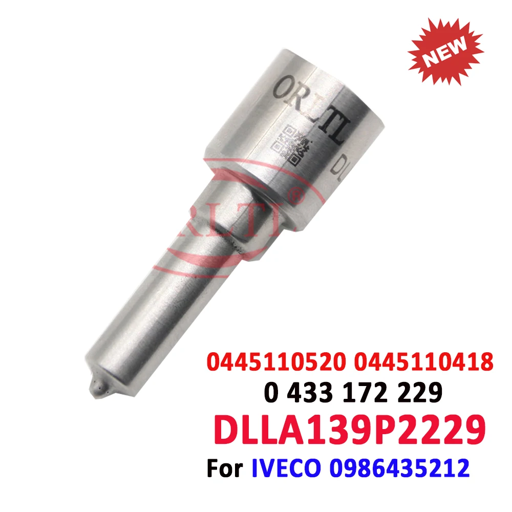 ORLTL 0433172229 новая Топливная форсунка DLLA139P2229, дизельный инжектор 0445110418 0445110520 0986435212 для IVECO 5801594342 504389548
ORLTL 0433172229 новая Топливная форсунка DLLA139P2229, дизельный инжектор 0445110418 0445110520 0986435212 для IVECO 5801594342 504389548