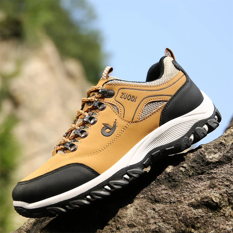 

Four Seasons Wearable All-Match Street Trendy Running Non-Slip Outdoor Men's Shoes Leisure Hiking Mountaineering Travel Sneakers