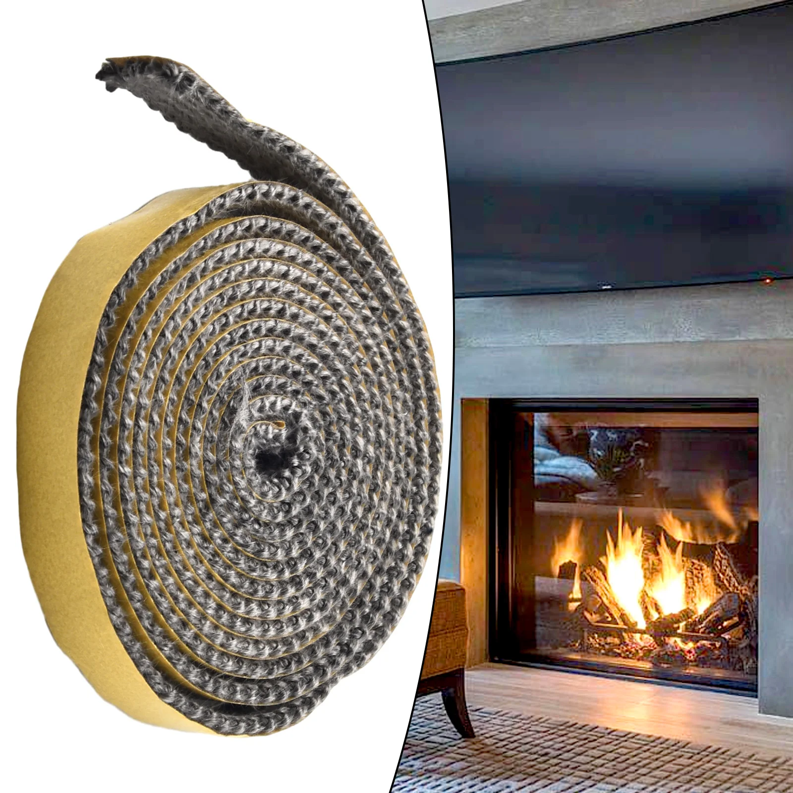 10/15mm Black Flat Stove Adhesive Glass Chimney Door Rope Self Adhesive Glass 10mm Wide X 2mm Replacement Sealing Rope Stoves
10/15mm Black Flat Stove Adhesive Glass Chimney Door Rope Self Adhesive Glass 10mm Wide X 2mm Replacement Sealing Rope Stoves