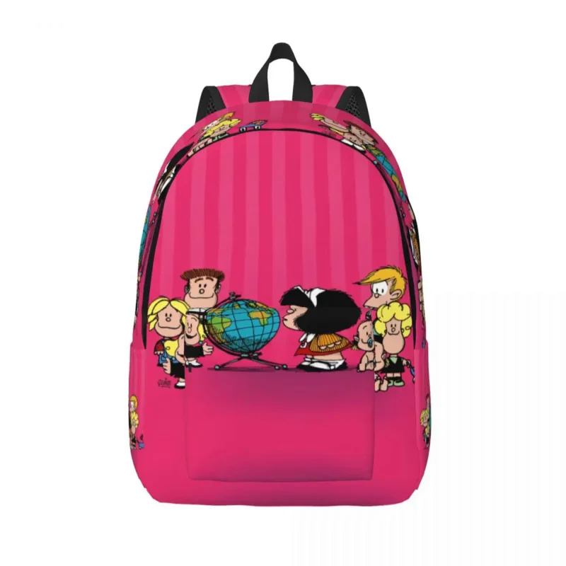 Cartoon Mafalda Laptop Backpack Men Women Fashion Bookbag for School College Students Bag
Cartoon Mafalda Laptop Backpack Men Women Fashion Bookbag for School College Students Bag