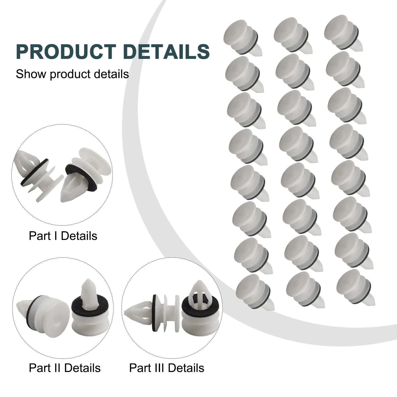For Chevrolet Trailblazer Car Clips Fixed Fastener 11519031 30pcs Durable New Plastic Practical Car Accessories
For Chevrolet Trailblazer Car Clips Fixed Fastener 11519031 30pcs Durable New Plastic Practical Car Accessories