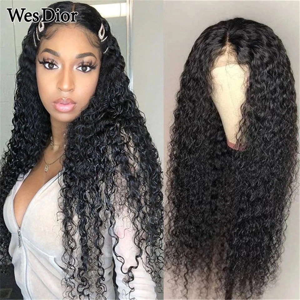 Kinky Curly Lace Front Human Hair Wigs For Women Pre-Plucked Brazilian Curly Human Hair Wigs With Baby Hair 4x4 Lace Closure Wig
Kinky Curly Lace Front Human Hair Wigs For Women Pre-Plucked Brazilian Curly Human Hair Wigs With Baby Hair 4x4 Lace Closure Wig