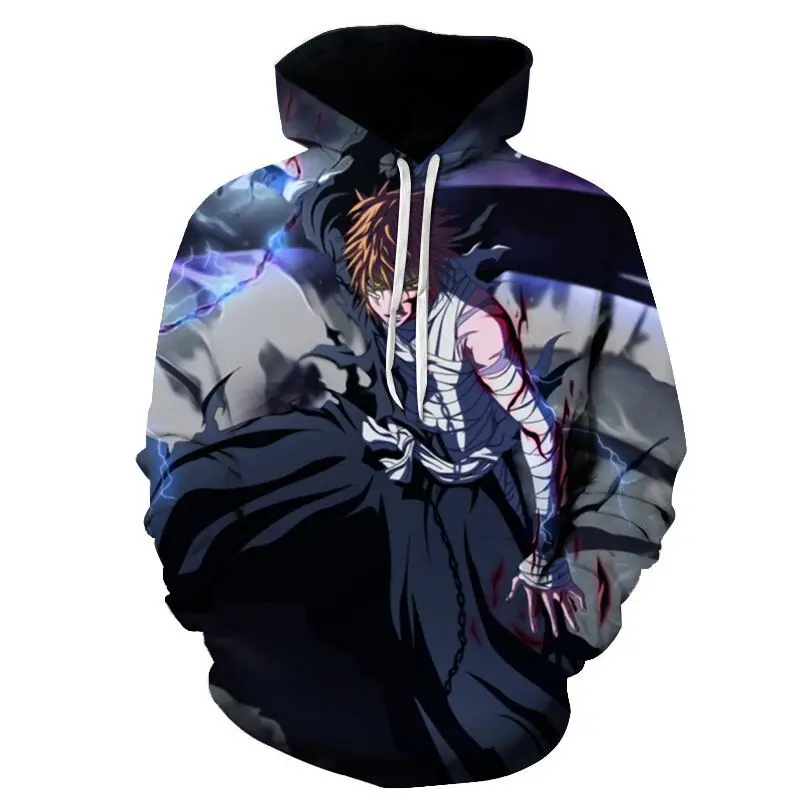 New Autumn Winter Trendy Hoodie Men Anime Bleach 3D Printed Hooded Sweatshirts Hip Hop Streetwear Fashion Casual Pullover
New Autumn Winter Trendy Hoodie Men Anime Bleach 3D Printed Hooded Sweatshirts Hip Hop Streetwear Fashion Casual Pullover