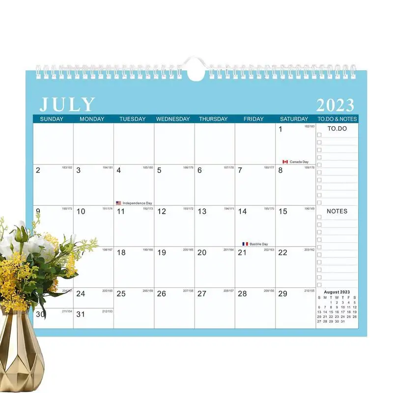 

Календарь для семейного стола 2023-24, минималистичный ежемесячный Настольный планировщик 14,7 * дюйма, плотная бумага, годовой календарь с несколькими