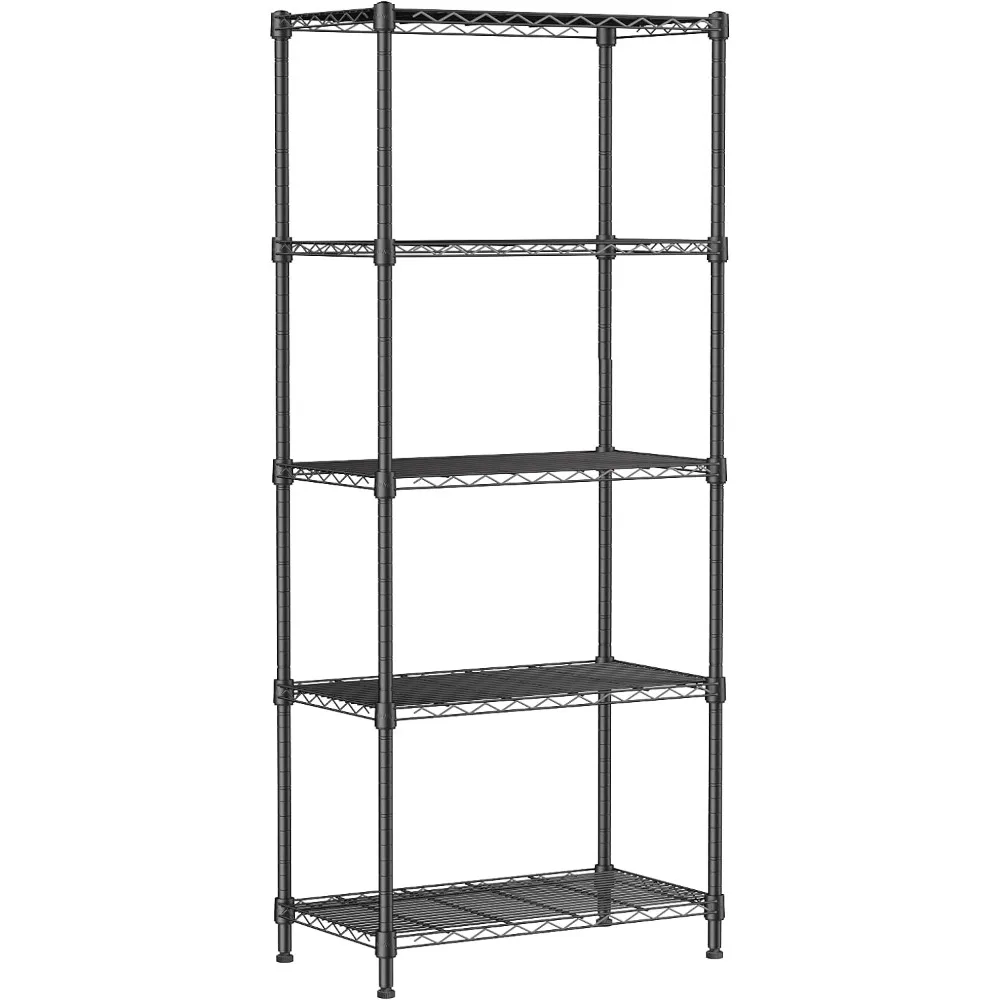 SINGAYE 5 Tier Storage Rack Wire Shelving Unit Storage Shelves Metal for Kitchen Laundry Pantry Closet 660Lbs Capacity 23.6" L x
SINGAYE 5 Tier Storage Rack Wire Shelving Unit Storage Shelves Metal for Kitchen Laundry Pantry Closet 660Lbs Capacity 23.6" L x