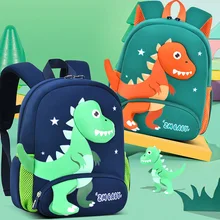 2022 New Kindergarten School Bags for Boys 3D Dinosaur Backpacks Kids Waterproof Neoprene Light Cute Mini Children Book Bag Girl