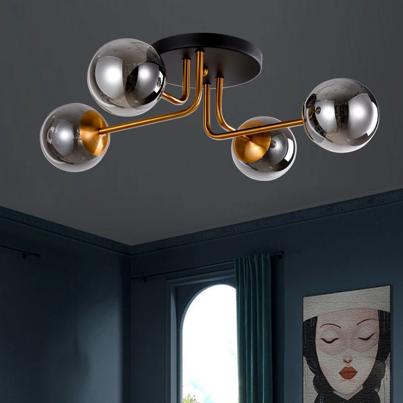 GGBingo Ceiling Lamps LED Light Luxury Ceiling Chandelier Creative Nordic Glass Round Lighting Indoor Lamp Bedroom Dining Room
GGBingo Ceiling Lamps LED Light Luxury Ceiling Chandelier Creative Nordic Glass Round Lighting Indoor Lamp Bedroom Dining Room