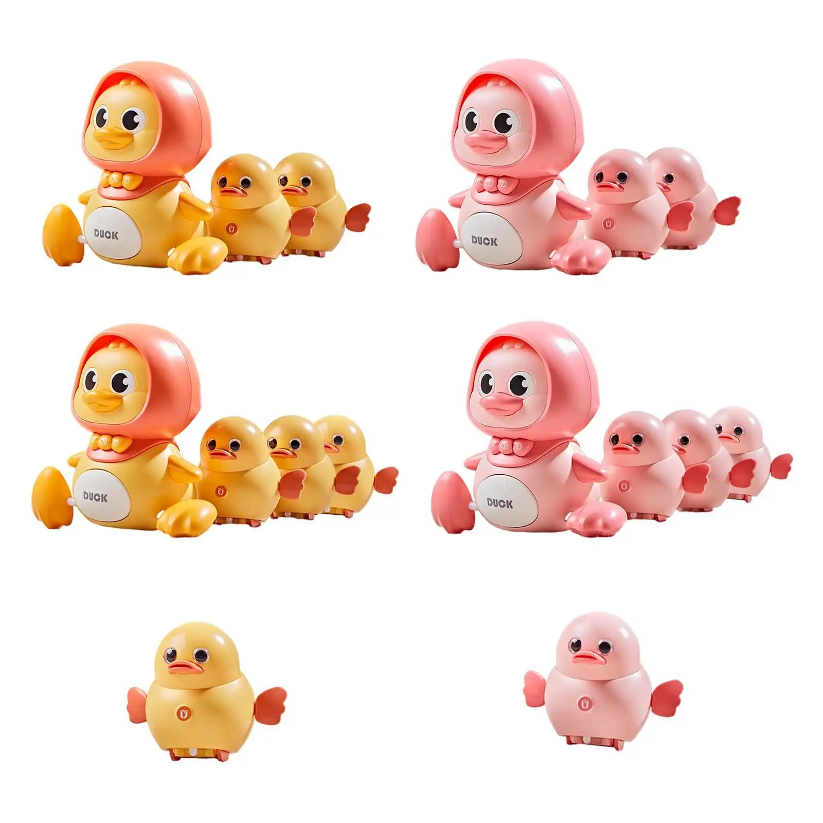 

Interactive Walking Toy Duck Moving Toy Babies Sensory Toy Crawling Ducks Toy for Kids Baby Children 12-18 Months Girls Boys