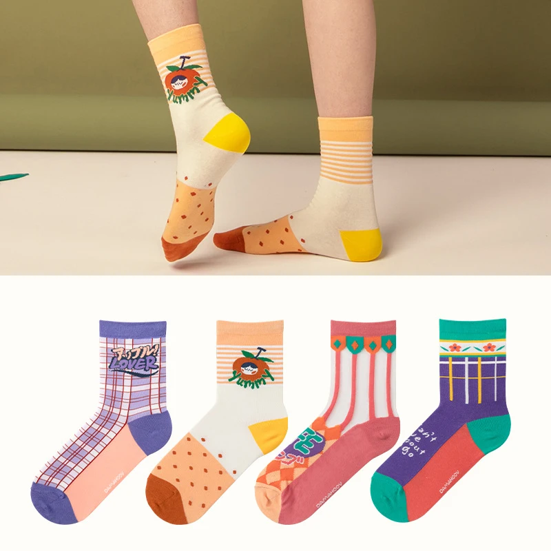 Socks Women Spring and Summer New Style Glass Stockings Japanese Showa Series Tube Socks Cute Socks
Socks Women Spring and Summer New Style Glass Stockings Japanese Showa Series Tube Socks Cute Socks