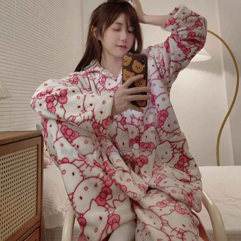 Sanrio Hello Kitty Autumn Sweet Girl Pajama Set My Melody Anime Y2K Japan Long Sleeve Trousers Student Home Clothes Women Pijama
Sanrio Hello Kitty Autumn Sweet Girl Pajama Set My Melody Anime Y2K Japan Long Sleeve Trousers Student Home Clothes Women Pijama