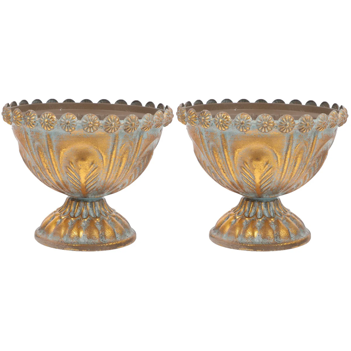 2 Pack Flowerpot Table Decor Container Iron Trumpet Bucket Vintage Garden Home Supply
2 Pack Flowerpot Table Decor Container Iron Trumpet Bucket Vintage Garden Home Supply