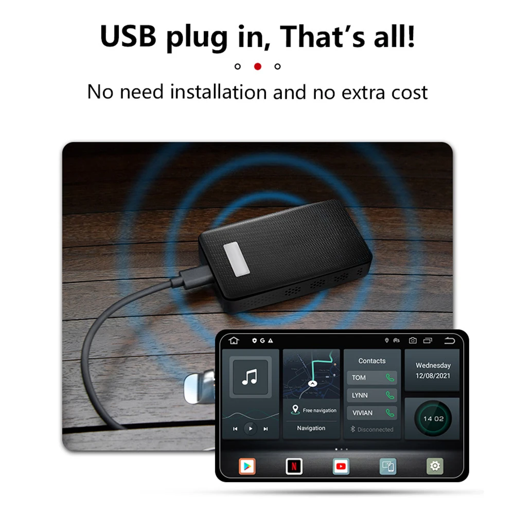 Car Carplay Ai Box 4G+64GB Car Multimedia Player Car Multimedia Player GPS Carplay Support Models With Carplay
Car Carplay Ai Box 4G+64GB Car Multimedia Player Car Multimedia Player GPS Carplay Support Models With Carplay