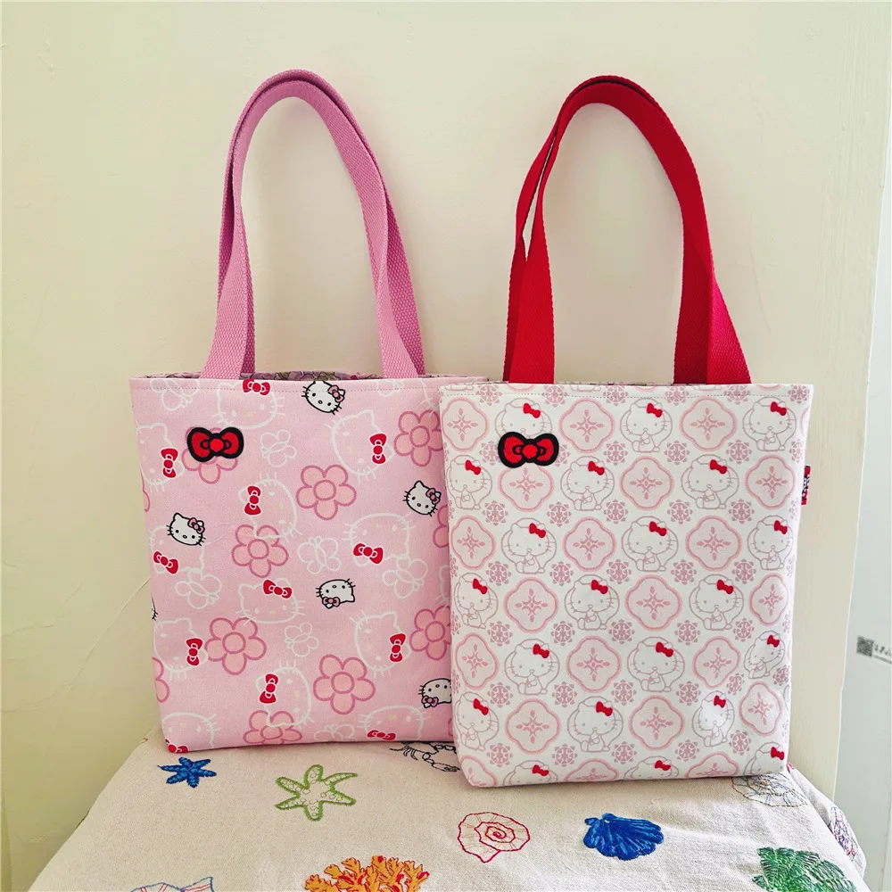 Новинка 2024 г., Sanrios, Хлопковая сумка ручной работы с вышивкой и бантом, сумка через плечо Hellokittys, аниме Kawaii, милая Женская сумочка, подарок
Новинка 2024 г., Sanrios, Хлопковая сумка ручной работы с вышивкой и бантом, сумка через плечо Hellokittys, аниме Kawaii, милая Женская сумочка, подарок