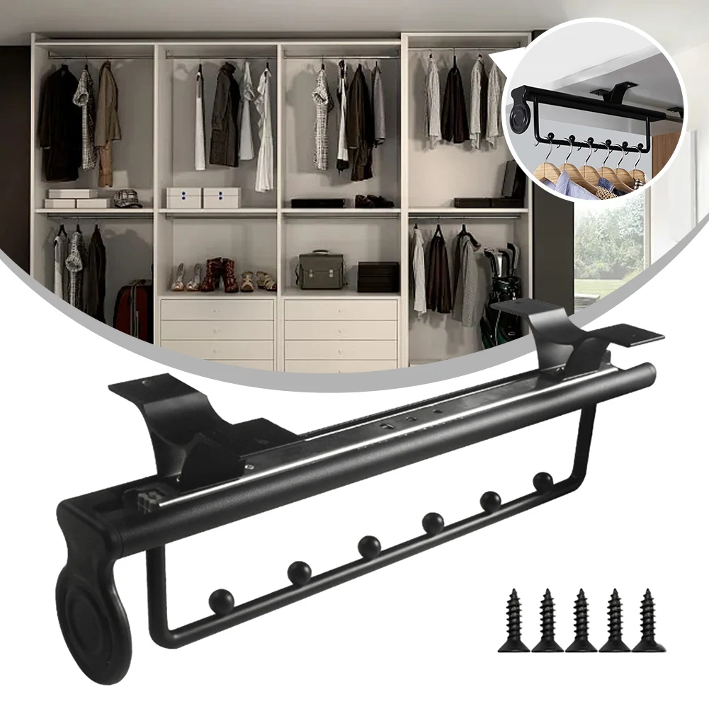 Retractable Wardrobe Rail Clothes Hanger Adjustable Hanger Rod Utility Room Kitchen Bathroom Organizer Rack Closet Rod
Retractable Wardrobe Rail Clothes Hanger Adjustable Hanger Rod Utility Room Kitchen Bathroom Organizer Rack Closet Rod