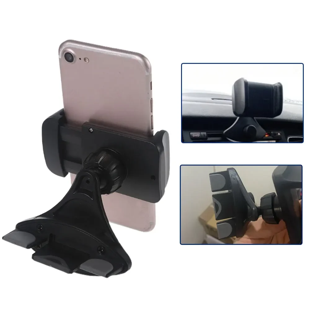 

1pc Universal Car Port Buckle Mobile Phone Holder for Phone Hands Free Car Multifunctional Mount Phone Stand Car Accessories