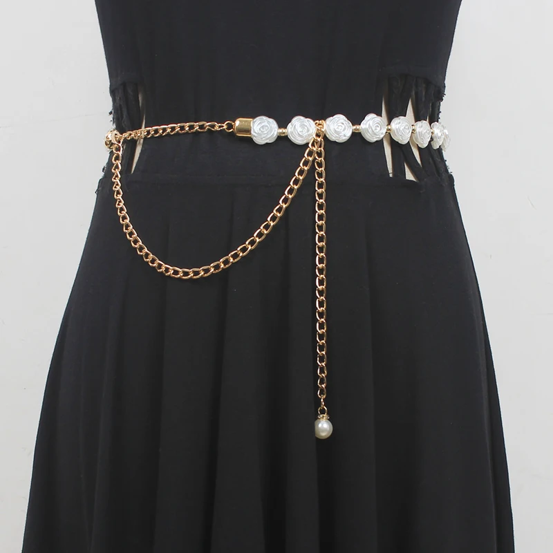 Women's Runway Fashion Flower Knitted Chain Cummerbunds Female Dress Corsets Waistband Belts Decoration Narrow Belt R617
Women's Runway Fashion Flower Knitted Chain Cummerbunds Female Dress Corsets Waistband Belts Decoration Narrow Belt R617