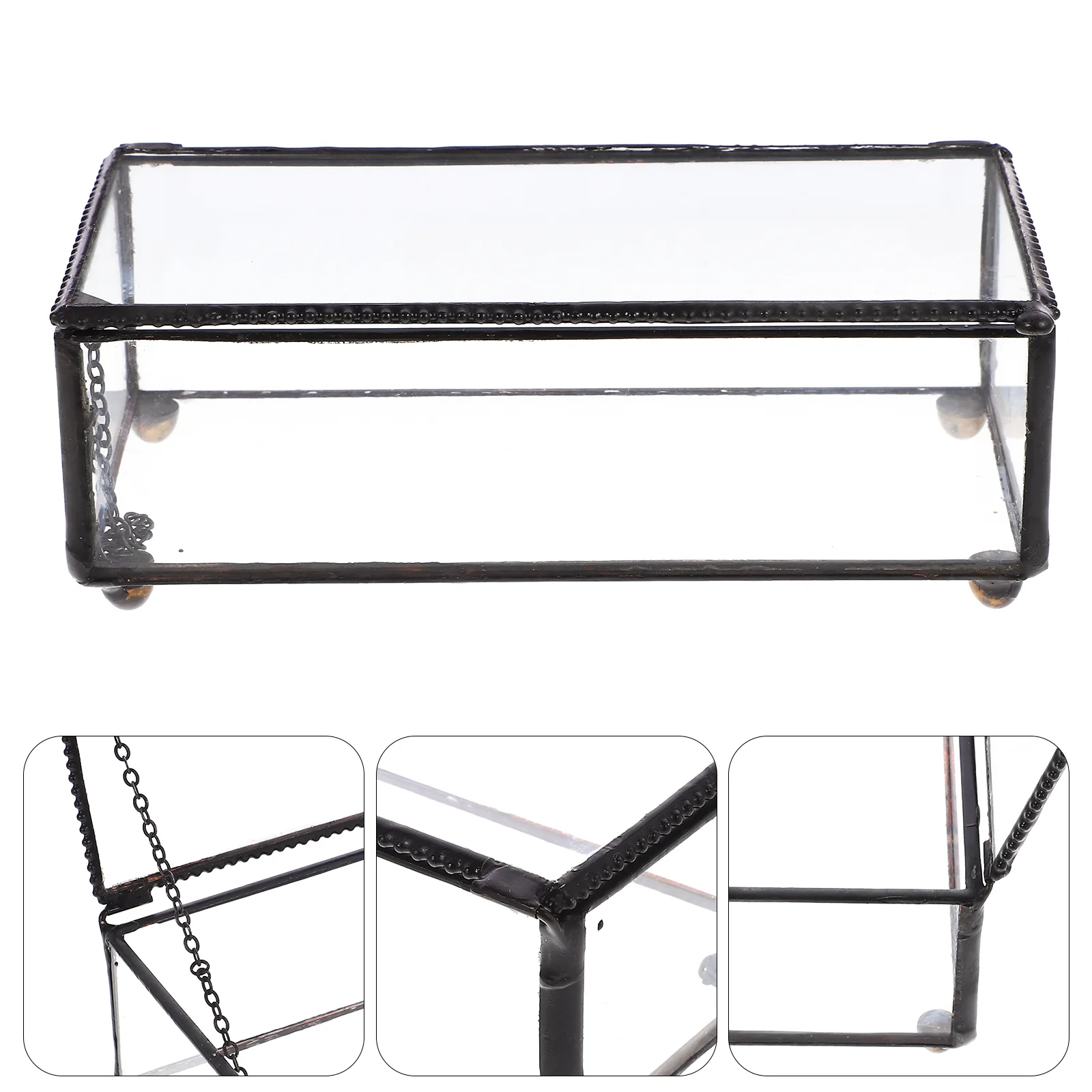 Vintage Jewelry Box Storage Glass Case with Lid Lipstick Organizer for Display Modern Jewelery Organzer
Vintage Jewelry Box Storage Glass Case with Lid Lipstick Organizer for Display Modern Jewelery Organzer